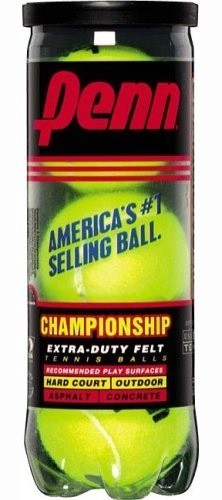 Penn Extra Duty Championship Tennis Balls - 3/Tube