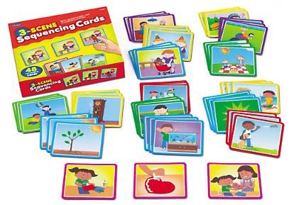 3-Scene Sequences Cards - 16/Set - (Lakeshore Learning FF957)