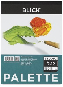 9 X 12 Disposable Palette Paper - 50 Sheets/Pad - (DB 03063-2023)