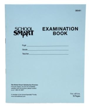 Examination Blue Books, 7 X 8-1/2, 16 Pages - 50/Pkg