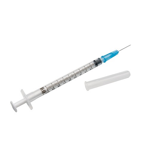 BD Precision Glide Syringes TB 25G, 5/8" - 100/Box - 90224