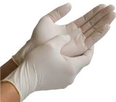 Latex Disposable Gloves, Non Sterile - Medium - 100/Box - 10/Case