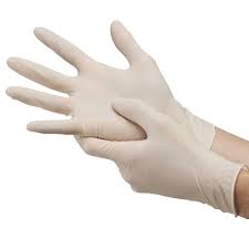 Latex Disposable Gloves, Non Sterile - Large - 100/Box - 10/Case