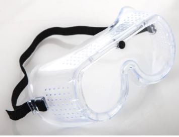 Protective Eye Goggle, Economy Plastic, Fits Over Glasses
