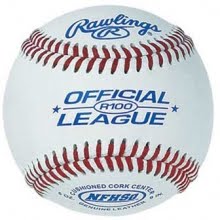 Rawlings R100HSNF, NFHS Game Baseballs, Leather Cover, Cork Core