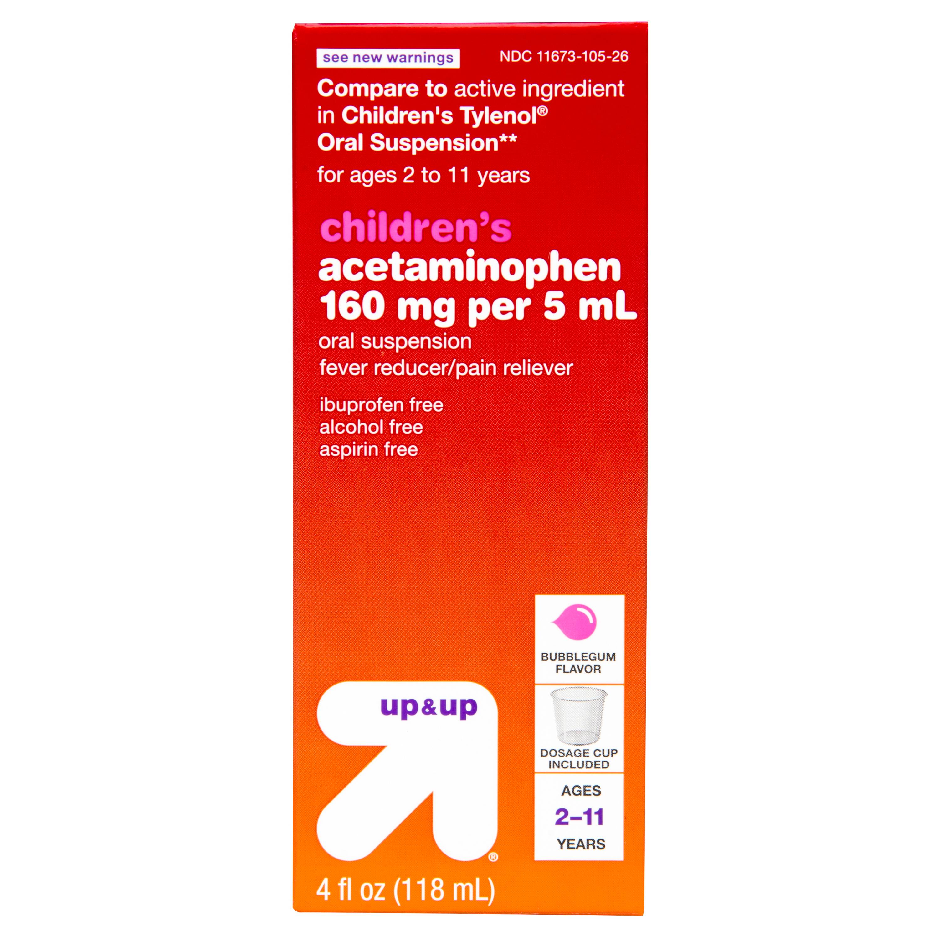 Generic Children's Liquid Acetaminophen, Cherry Flavored, 160 mg - 5 ML - 34052