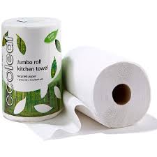 11 X 9  EcoSoft, Kitchen Towels, Perf. - 2 Ply, 90 Sheet/Roll - 30/Case - GREEN
