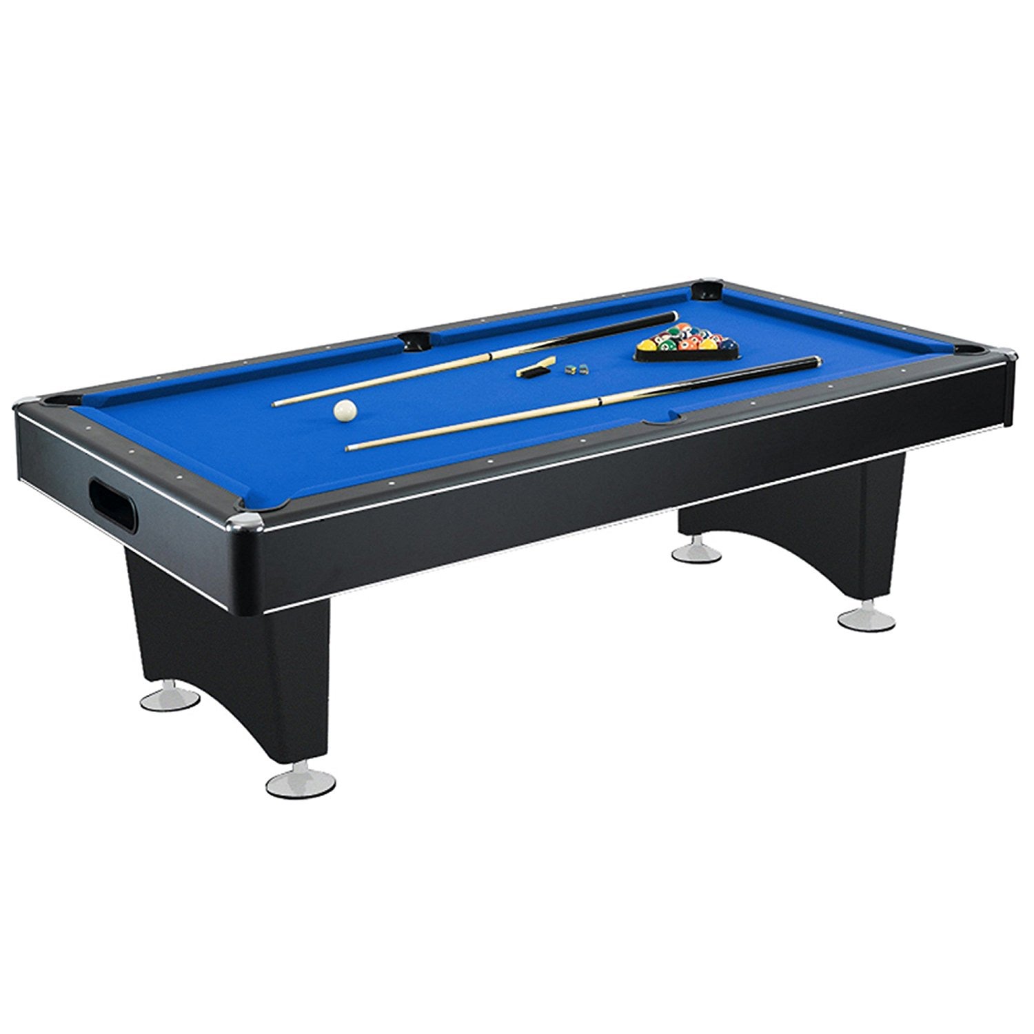8' L Premium Regulation Pool Table, 1" thick Slate For Tournament Quality Play