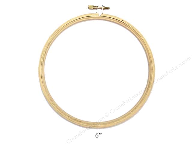 6" Wooden Embroidery Hoop - (DB 66906-1006)