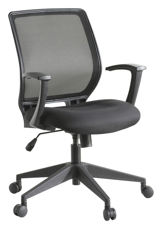 Classroom Select Executive Mid-Back Work Chair, 27 x 26 x 40-3/4", Black