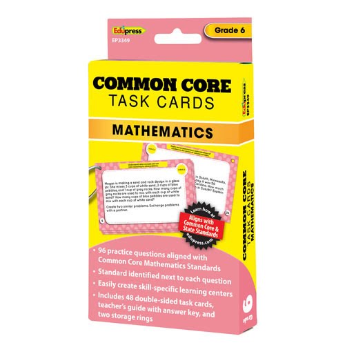 Common Core Math Cards - Gr 6