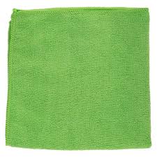 16 X 16 Green Microfiber Cloth - 12/Pkg
