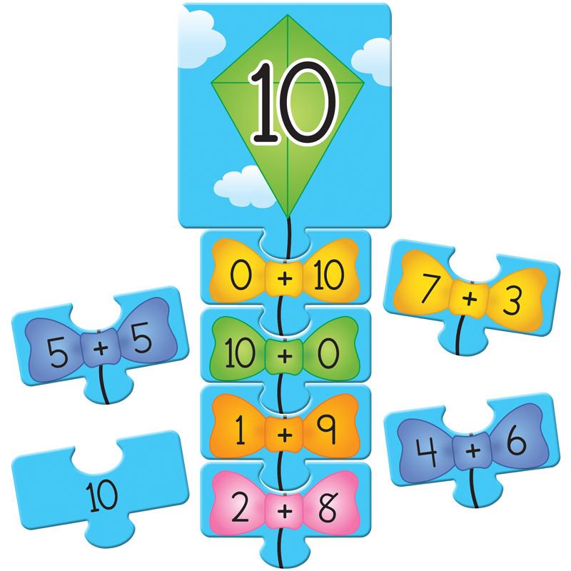 Kites and Tails Puzzles Numbers to 10