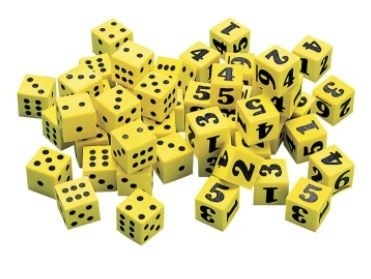 Didax Easyshapes Number Dice - 6/Set