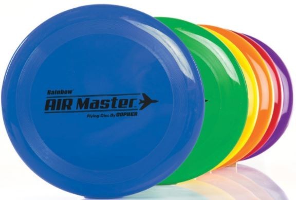 Frisbee Plastic Discs, 10 Dia. 120 Grams - 6/Set