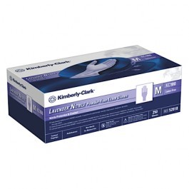 Safeskin Lavender Nitrile Gloves, Medium - 250/Box - 21527
