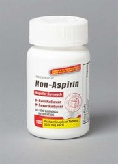 Generic Acetaminophen Regular Strength, 325 Mg - 1000/Bottle - 44083