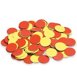 Two-Sided Magnetic Counters, 1" - 40/Set - 1600832