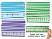 Dry-Erase Fraction Number Lines, 12 X 3" - 40/Set - (Lakeshore Learning RR669)