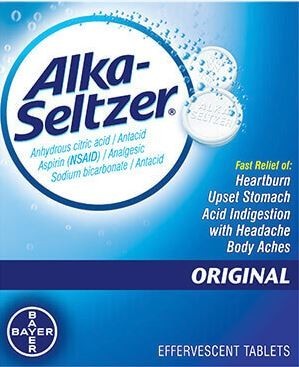 Alka Seltzer Tablets (2/pk) - 12-Pkg/Box - 470226-596