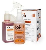Buckeye Eco E22 One-Step Disinfectant Deodorizer Cleaner, 1.25L - 4/Case