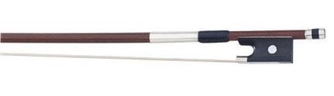 Violin ¾ Bow – Schmidt  Brazilwood bow, half lined ebony frog with pearl eye and thumb leather, wire winding -  KVB34