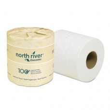 4 X 4-1/2 Toilet Tissue, 2-Ply, North River #CAS4060A - 550 Sheets/Roll - 80/Case - GREEN