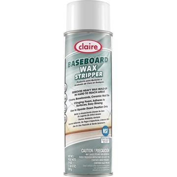 Baseboard Cleaner and Stripper, 19 Oz Aerosol, Chase or Claire- 12/Case