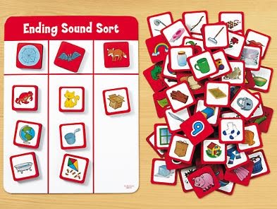 Ending Sounds Magnetic Sorting Board - (Lakeshore Learning LL438)