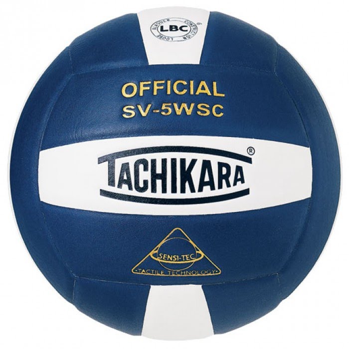 Tachikara NFHS Volleyball Navy-White SV5WSCNW