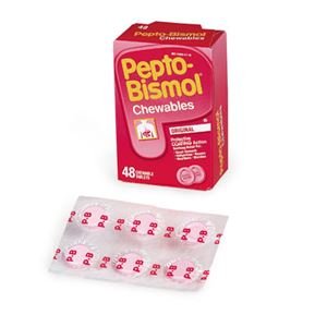 Pepto Bismol Tablets - 48/Box - 44047