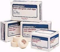 Dermacel Cloth 1" X 10 Yds Surgical Tape, Hypo-Allergenic - 12/Box - 28176