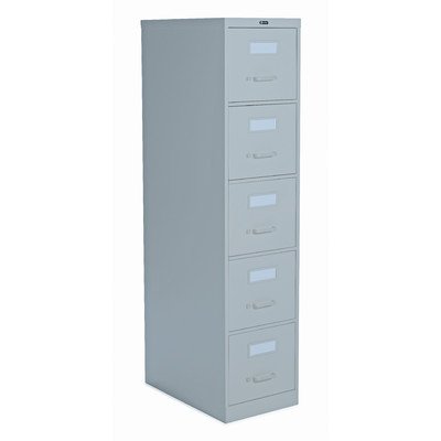 5 Drawer Letter Vertical Deluxe File, Letter with Lock - Global 25-500