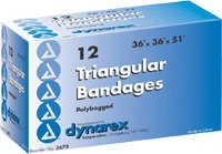 36" X 36" X 51" Triangular Bandages - 27549