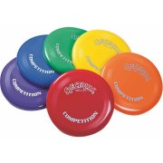 Frisbee Plastic Discs, 9-3/4 Dia. 140 Grams - 6/Set