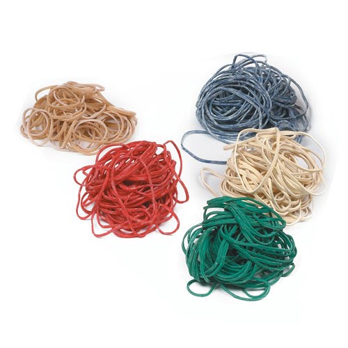 Rubber Bands for Geoboards - Assorted Colors/Sizes - 200/Box - 1330434