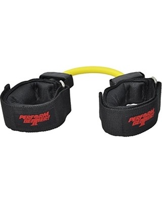 Heavy Lateral Resistance Band, Padded Ankle Straps Attach w/ Velcro 6 in. Tube