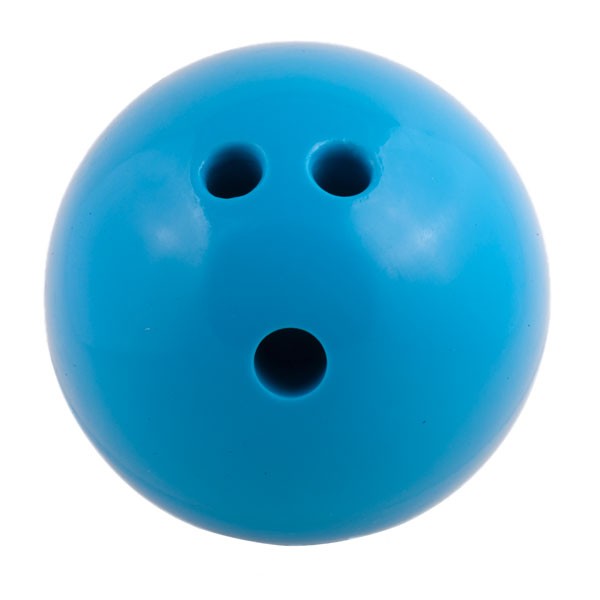 4 Lb Rubberized Plastic Bowling Balls, Blue