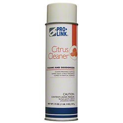 Solvent, Spray, Citrus Base Cleaner PRO-LINK YA010 - 19 Oz - 12/Case