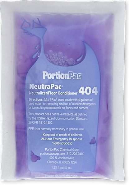 Neutral Conditioners, Portion Pac #404 25 Pkg/Box - 6 Boxes/Case