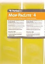 MopPacLite pH Neutral Floor Cleaner, Portion Pac #1810 - Makes 10 gallons 25 Pkg/Box - 6 Boxes/Case