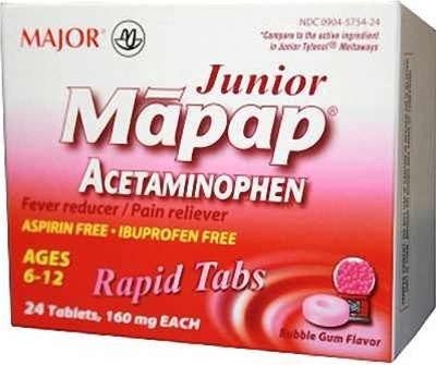 Generic Ibuprofen Jr. Strength Chewable Tablets - Grape, 100 mg/tablet, 24/Box - 44477