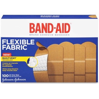 3/4" X 3" Flexible Fabric Bandages, Large - 100/Box - 32005