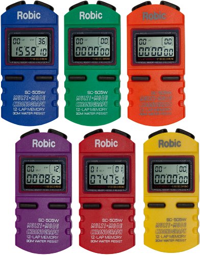 Robic Stopwatches - 6/Set
