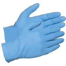 Nitrile Gloves, General Purpose, Powder Free, 4Mils, 100/Box - 10/Case - Medium