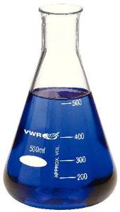 Standard-Grade Erlenmeyer Flasks, 500 mL - 6/Pkg - WLS1736-13