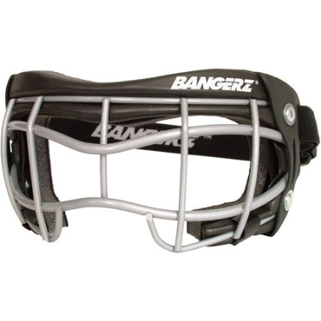 Eye Protection, Bangerz HS3700 Goggles For Hockey And Lacrosse. Meets ASTM F803. Stretched 'Cat-Eye' Configuration, Form-Fitting, Hypo Allergenic Padding And Adjustable Double Head Strap