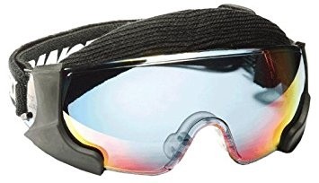 Eye Protection, Bangerz HS3000 Single Lens. Lens Coated for Anti-Fog, Anti-Scratch Resistance. Removable Side Pads For Alternative Fit. With Pouch And Removable Sweatband And Headband. Meets  ASTM F803 Standards - Each