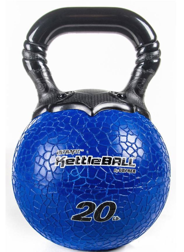 20 Lb Kettleball Rubber Kettlebell
