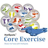 Hot Spot Exercise Spots, Core Training - 12/Set - 68699